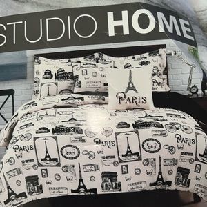 Studio Home Paris KING Comforter with matching shams